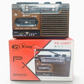 رادیو اسپیکر بلوتوثی و کاست خور PUXING مدل PX-336BT