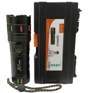 چراغ قوه دستی و شارژی برند SMALL SUN مدل ZY-T283 همراه با سیستم خنک کنندگی هوشمند MCU