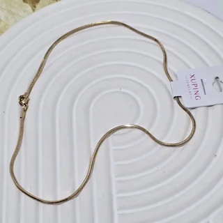 زنجیر ماری ژوپینگ طلایی ضد حساسیت همراه با جعبه