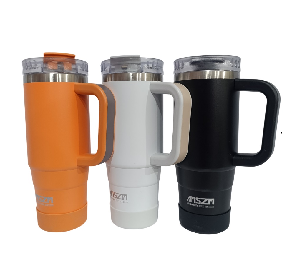 تراول ماگ استیل 304 MSZM ظرفیت حدود 887 میلی لیترطراحی شیک و بدنه مقاوم کد 132