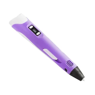 قلم طراحی سه بعدی 3D PEN-2 همراه با نمایشگر ( بنفش رنگ )